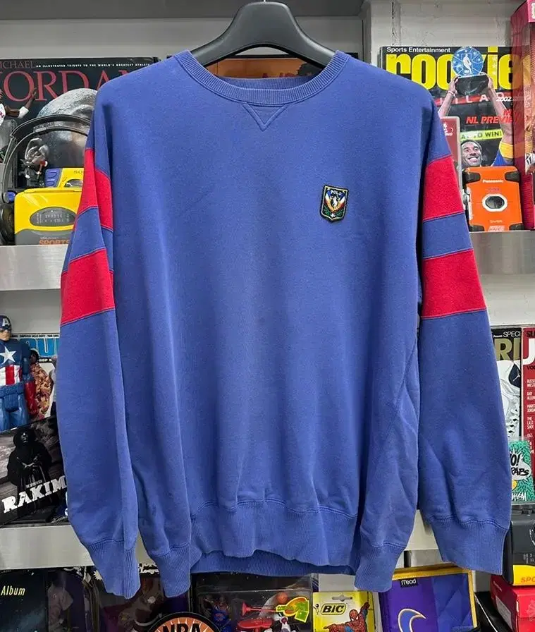 80s polo vtg uni crest sweatshirt 폴로 맨투맨