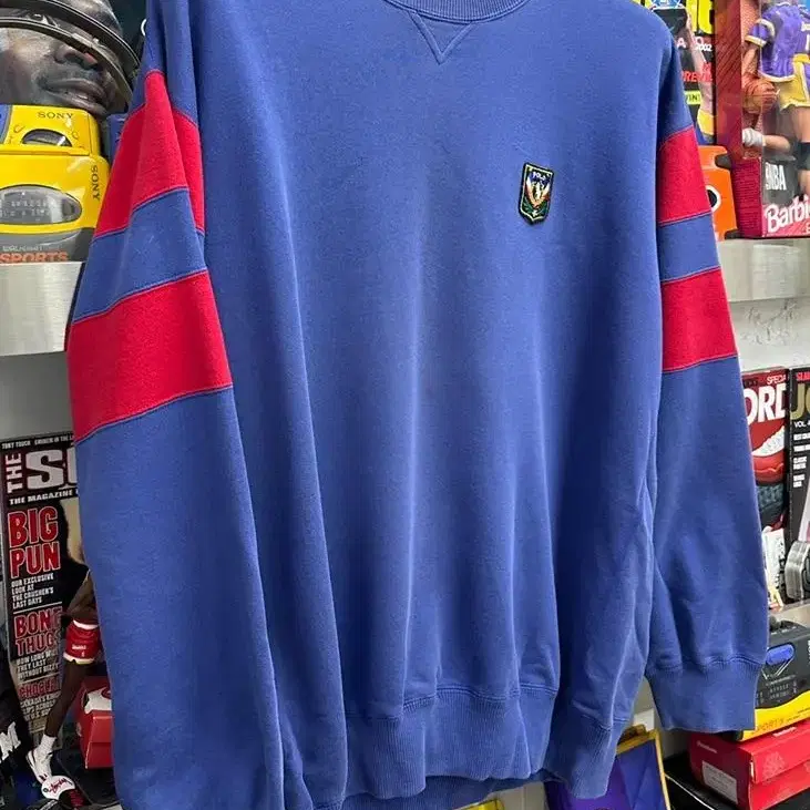 80s polo vtg uni crest sweatshirt 폴로 맨투맨