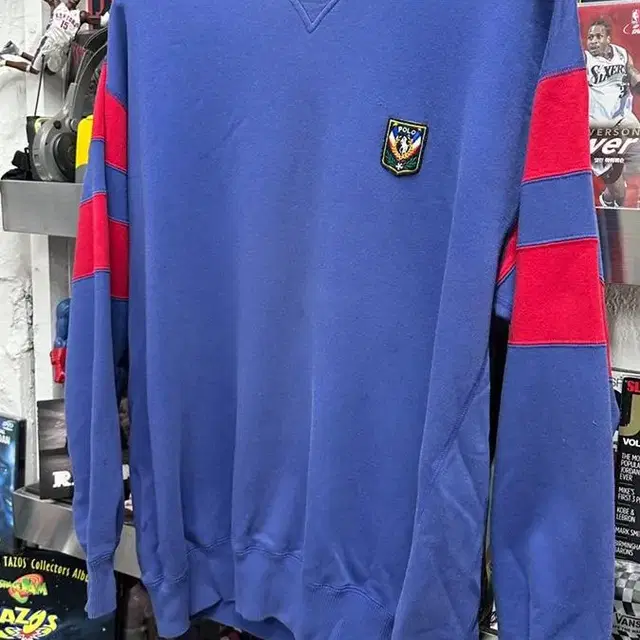 80s polo vtg uni crest sweatshirt 폴로 맨투맨