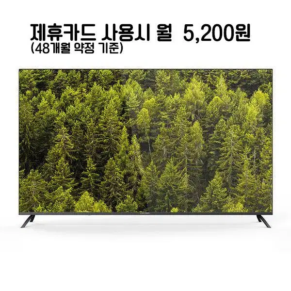 월30200원[렌탈]루컴즈 4K UHD 안드로이디 TV 65인치