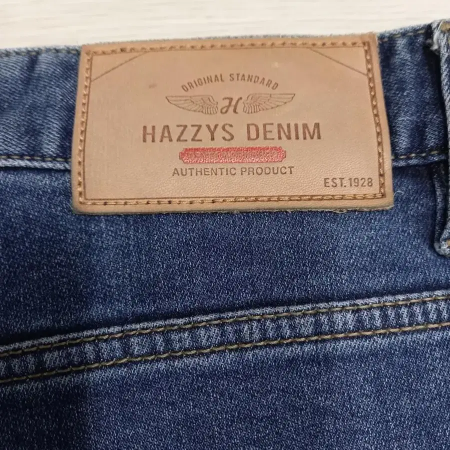 39 HAZZYS 약기모 스판 슬림일자진 D39-06