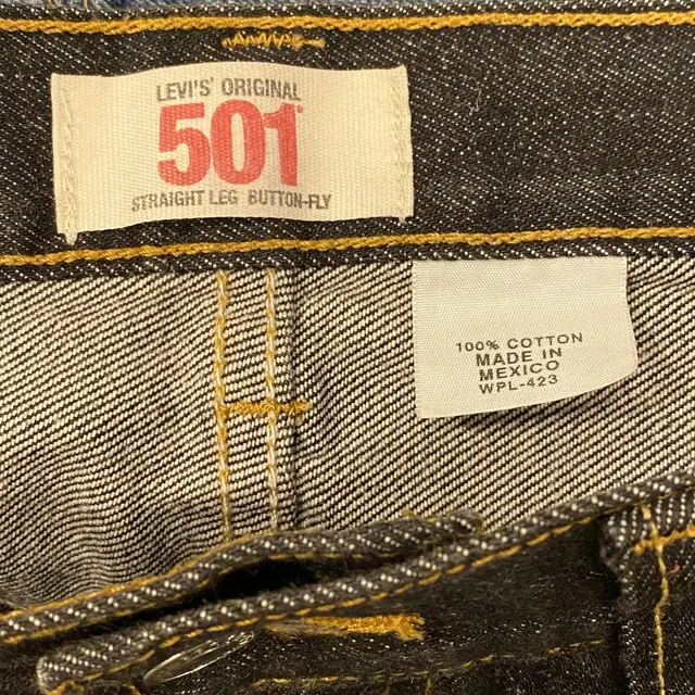 00s Levis 리바이스 501 빈티지 패치 컷팅 데님 팬츠