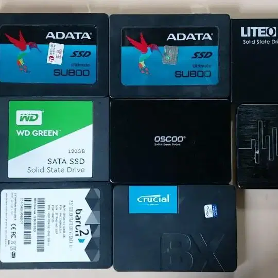 노트북 HDD + SSD 알괄 판매합니다.