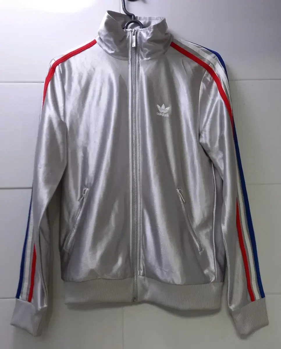 Adidas Captain Rare Silver Grey Jersey Zip Up S 90