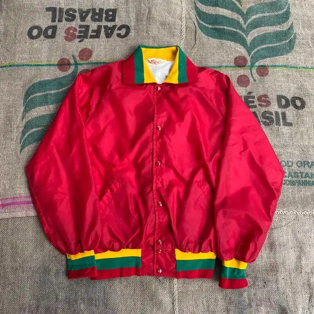 [M] 90s USA Nylon Stadium Jacket