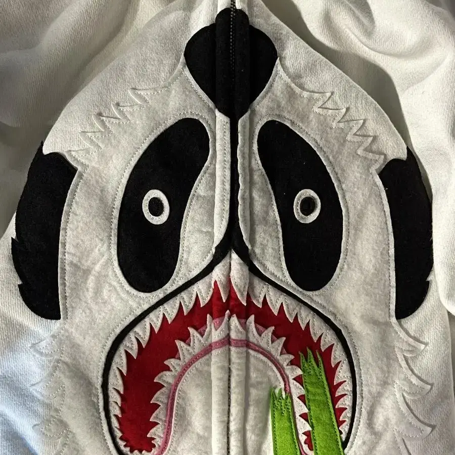 BAPE panda shark full hoodie zip