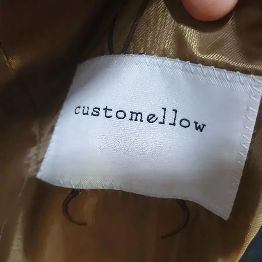 (0280) customellow 커스텀멜로우 블레이져 코트 95 M