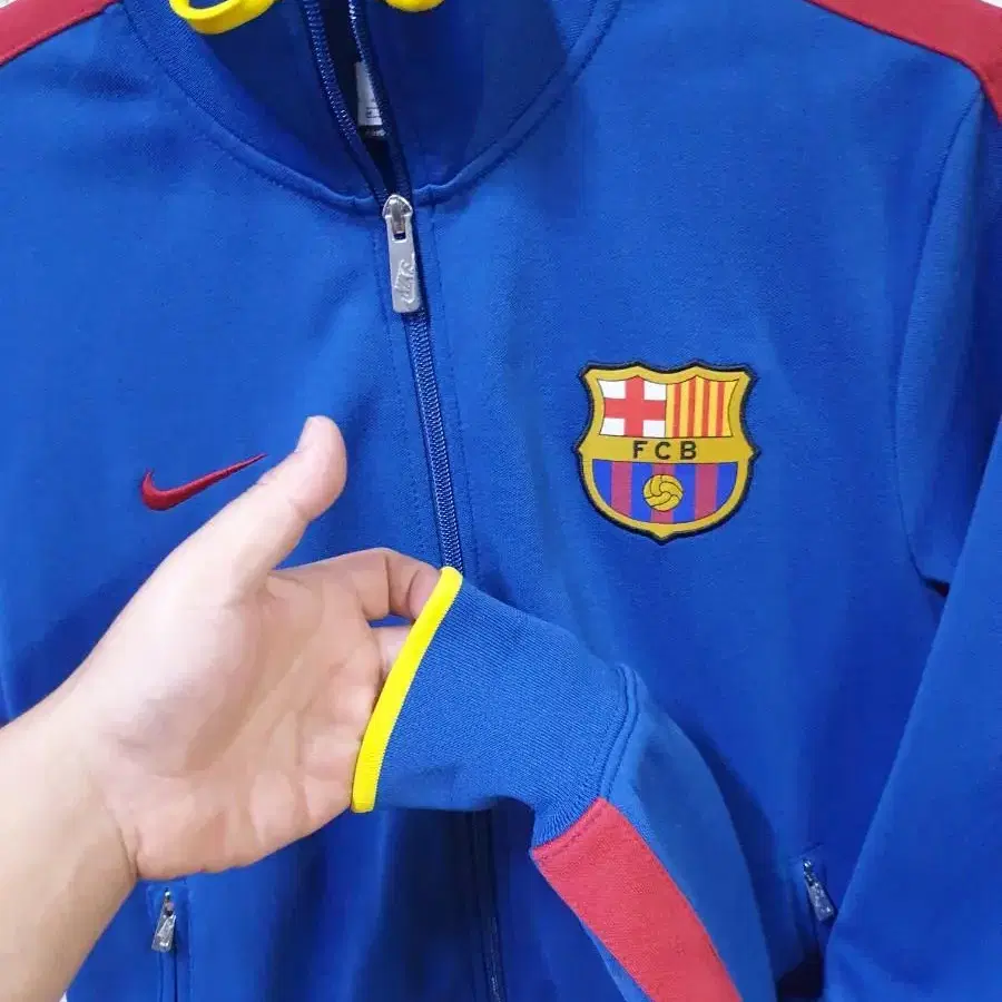 (0078) Nike 나이키 FCB 어센틱 2012 바르샤 져지 M