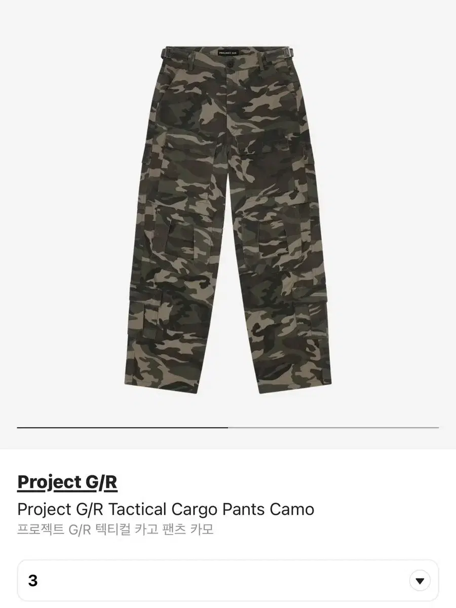 [3] Project G/R Tactical Cargo ProjectGR Camo