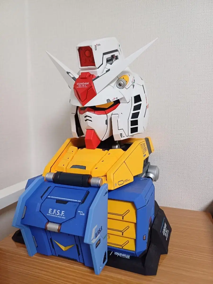 First Gundam Bust Painting (RX-78-2)