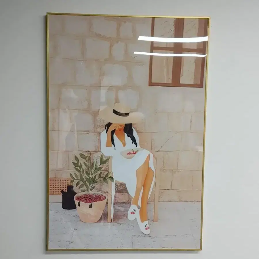 휴양지그림 휴양지액자 대형 그림 액자 팝아트 인테리어소품 인테리어액자