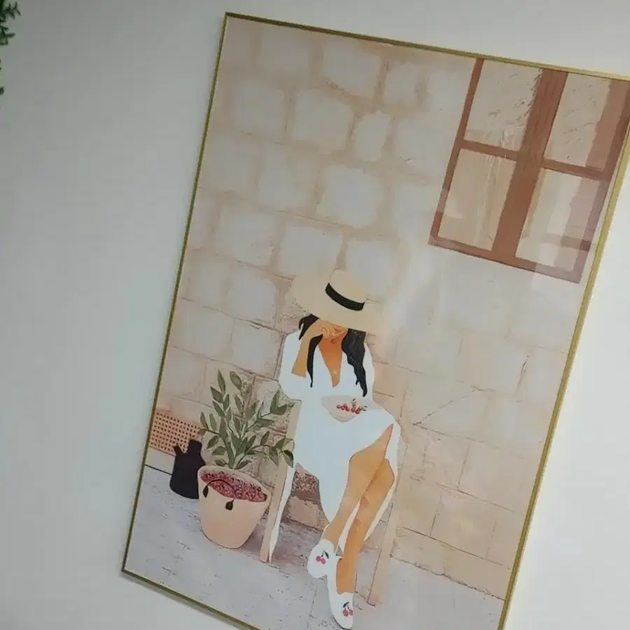 휴양지그림 휴양지액자 대형 그림 액자 팝아트 인테리어소품 인테리어액자