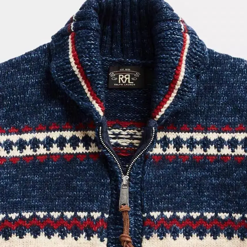 RRL Cotton-Blend Full-Zip Cardigan