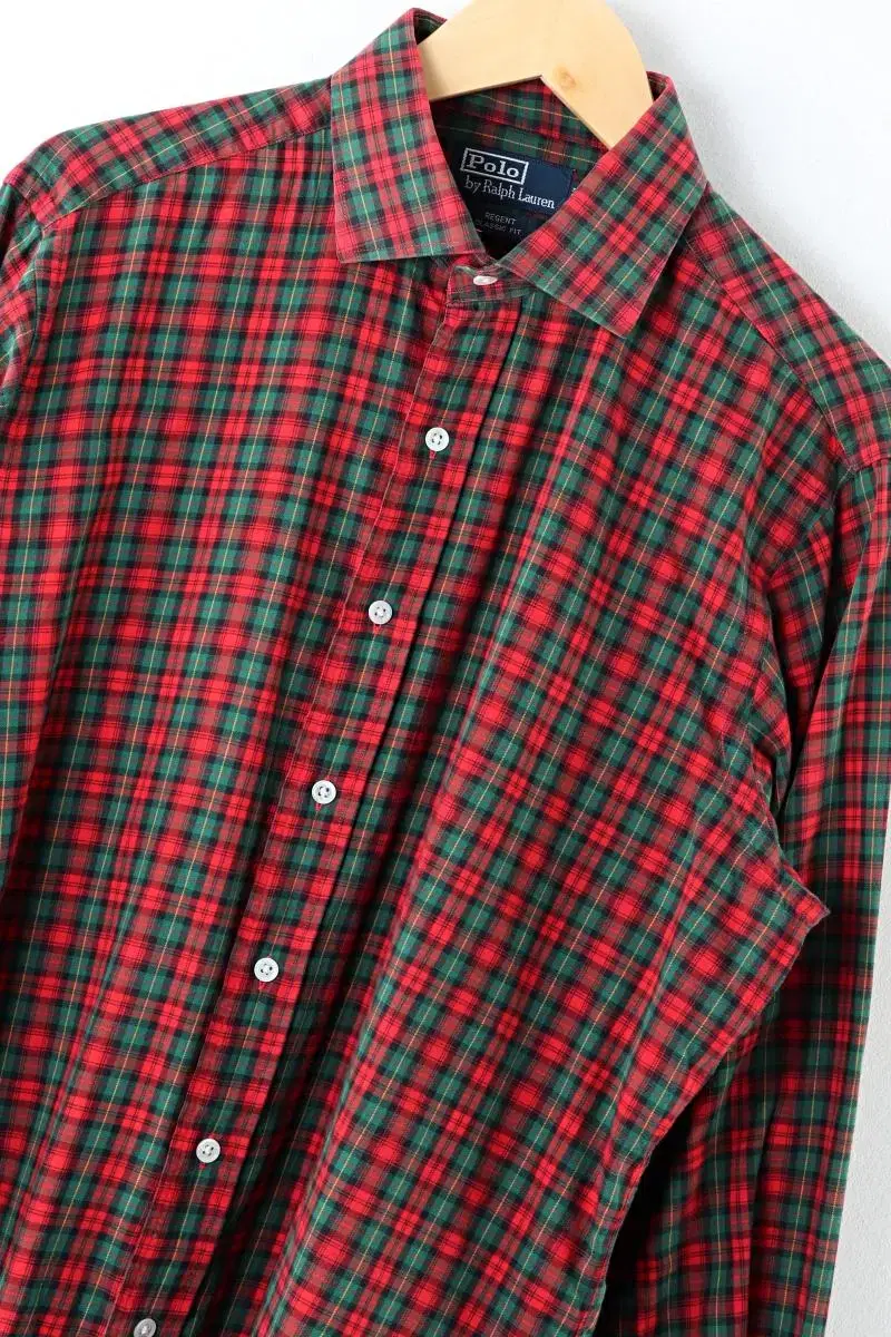 (XXL) Polo Ralph Lauren Shirt Southern Check Amechaji Red Iovintage