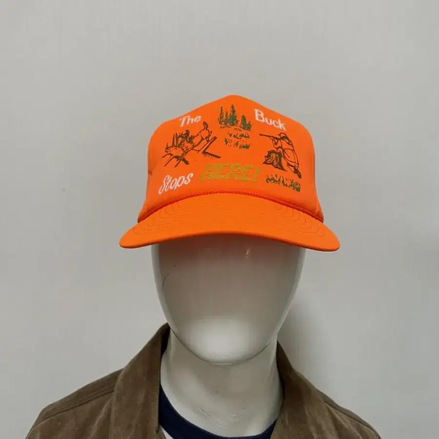 VTG The buck stops here trucker hat