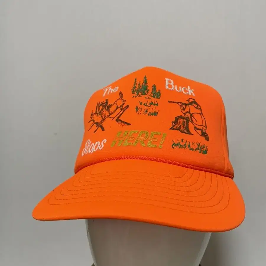 VTG The buck stops here trucker hat