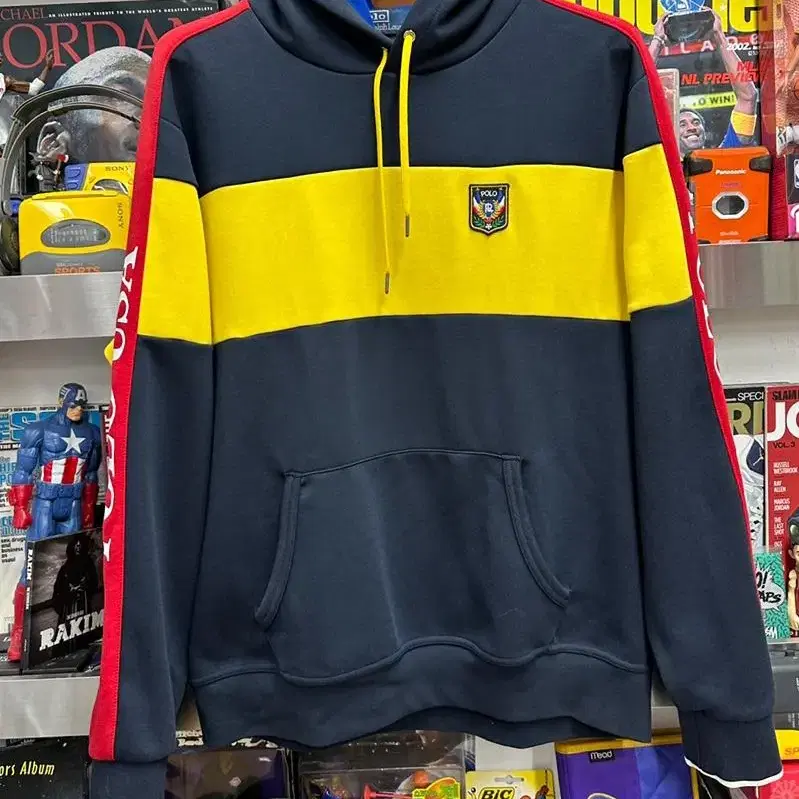 polo uni crest usa spell out hoodie 폴로