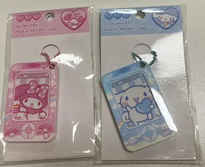 Sanrio MyMelody Cinnamon Roll Proof Photo Keyring