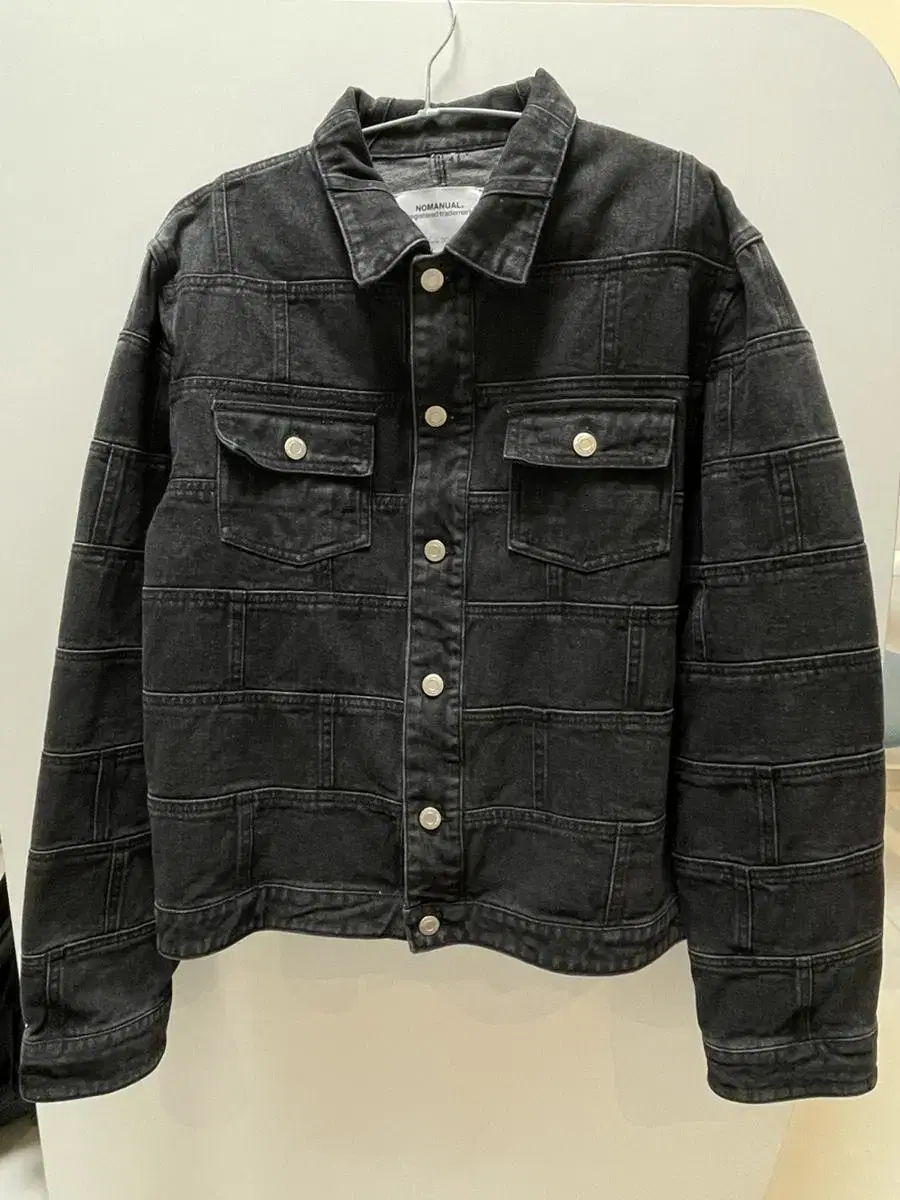 No manual brick denim jacket size M