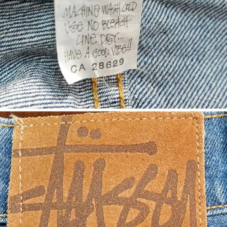 90s 미국산 STUSSY 스투시 빈티지 데님 29 굿 컨디션