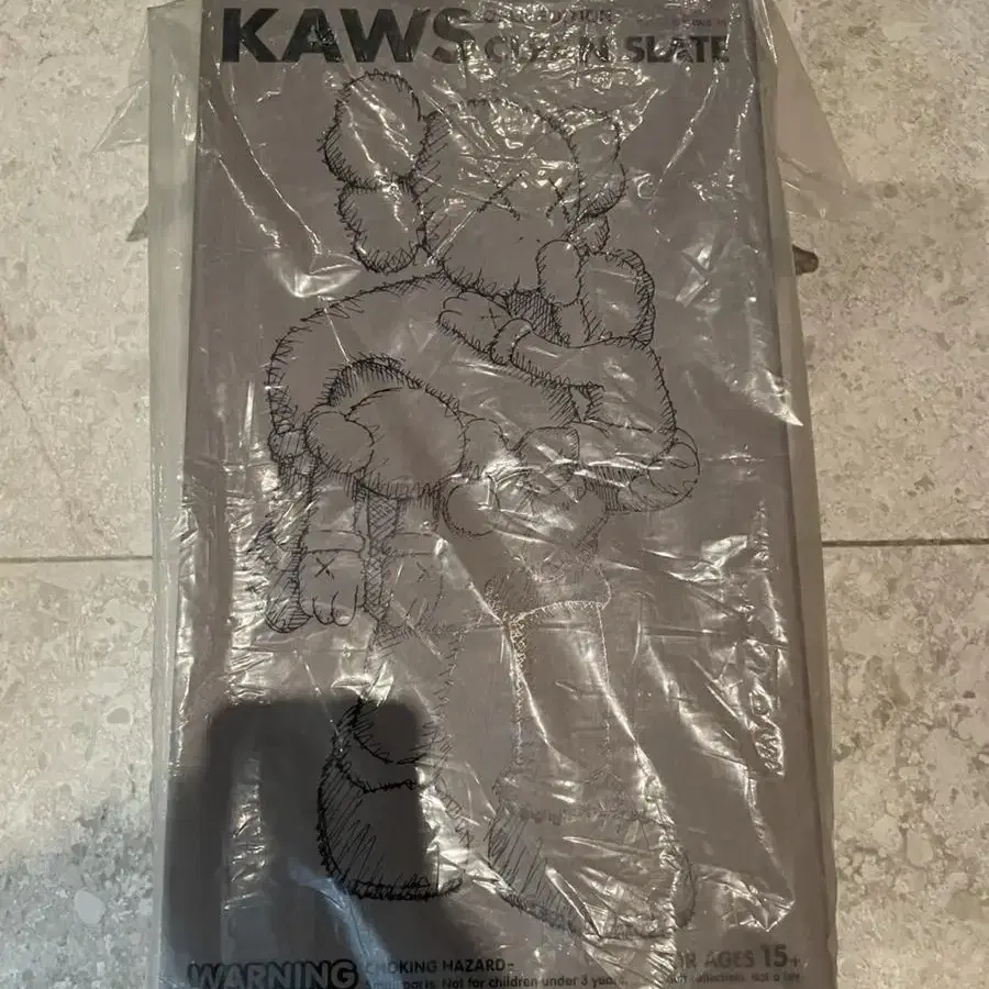 카우스 클린 슬레이트 바이닐 브라운 피규어 kaws clean slate