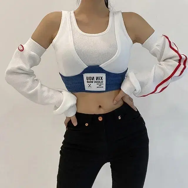 Jennie Crop Top Warmer Set