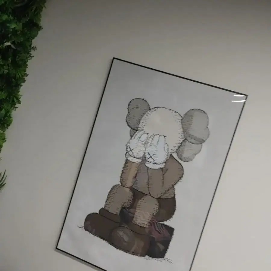 카우스 kaws 피규어 대형 그림 액자 팝아트 인테리어소품 인테리어액자