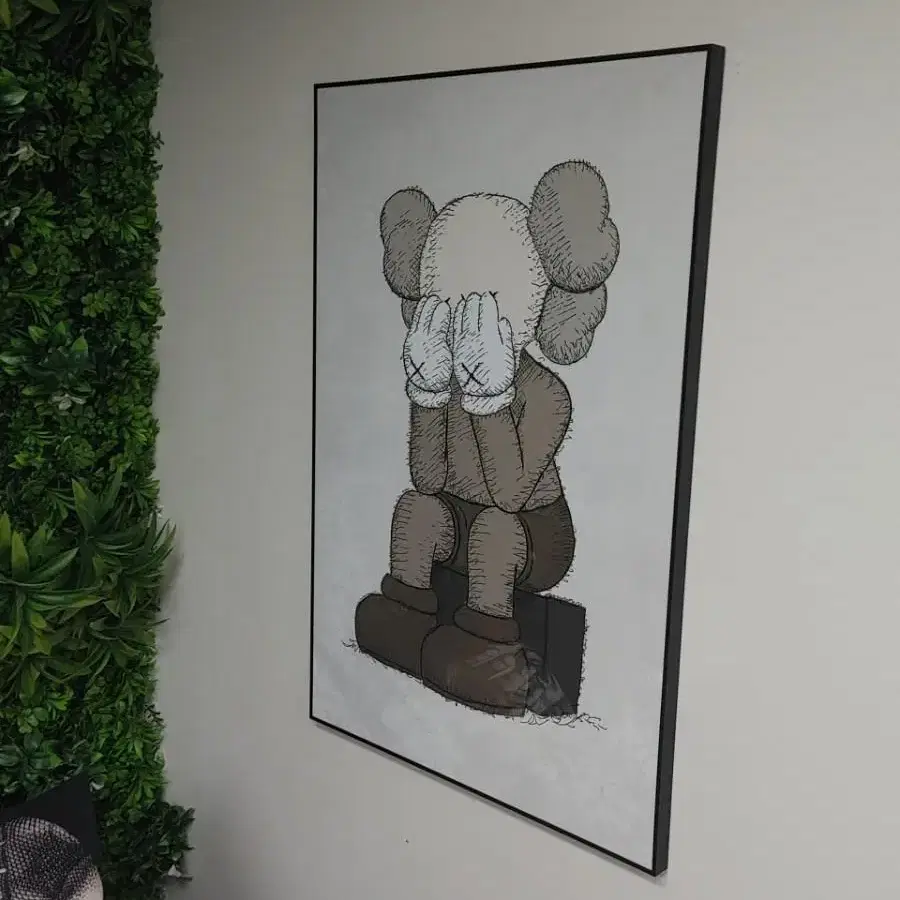 카우스 kaws 피규어 대형 그림 액자 팝아트 인테리어소품 인테리어액자