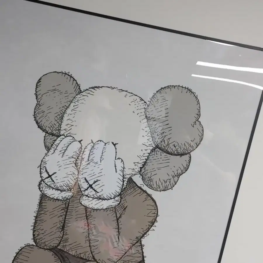 카우스 kaws 피규어 대형 그림 액자 팝아트 인테리어소품 인테리어액자