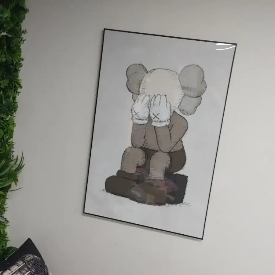 카우스 kaws 피규어 대형 그림 액자 팝아트 인테리어소품 인테리어액자