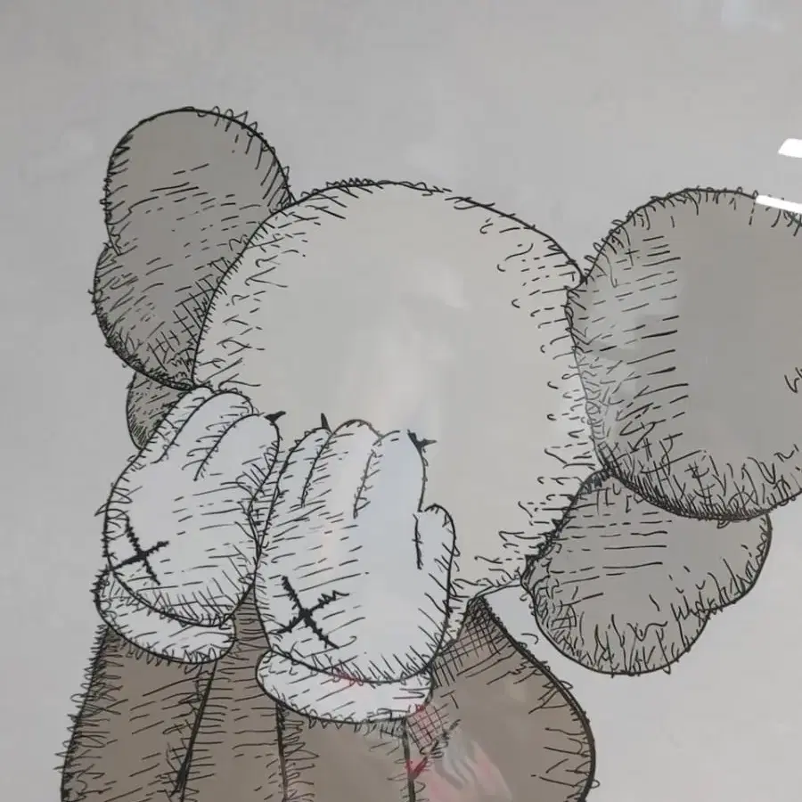 카우스 kaws 피규어 대형 그림 액자 팝아트 인테리어소품 인테리어액자