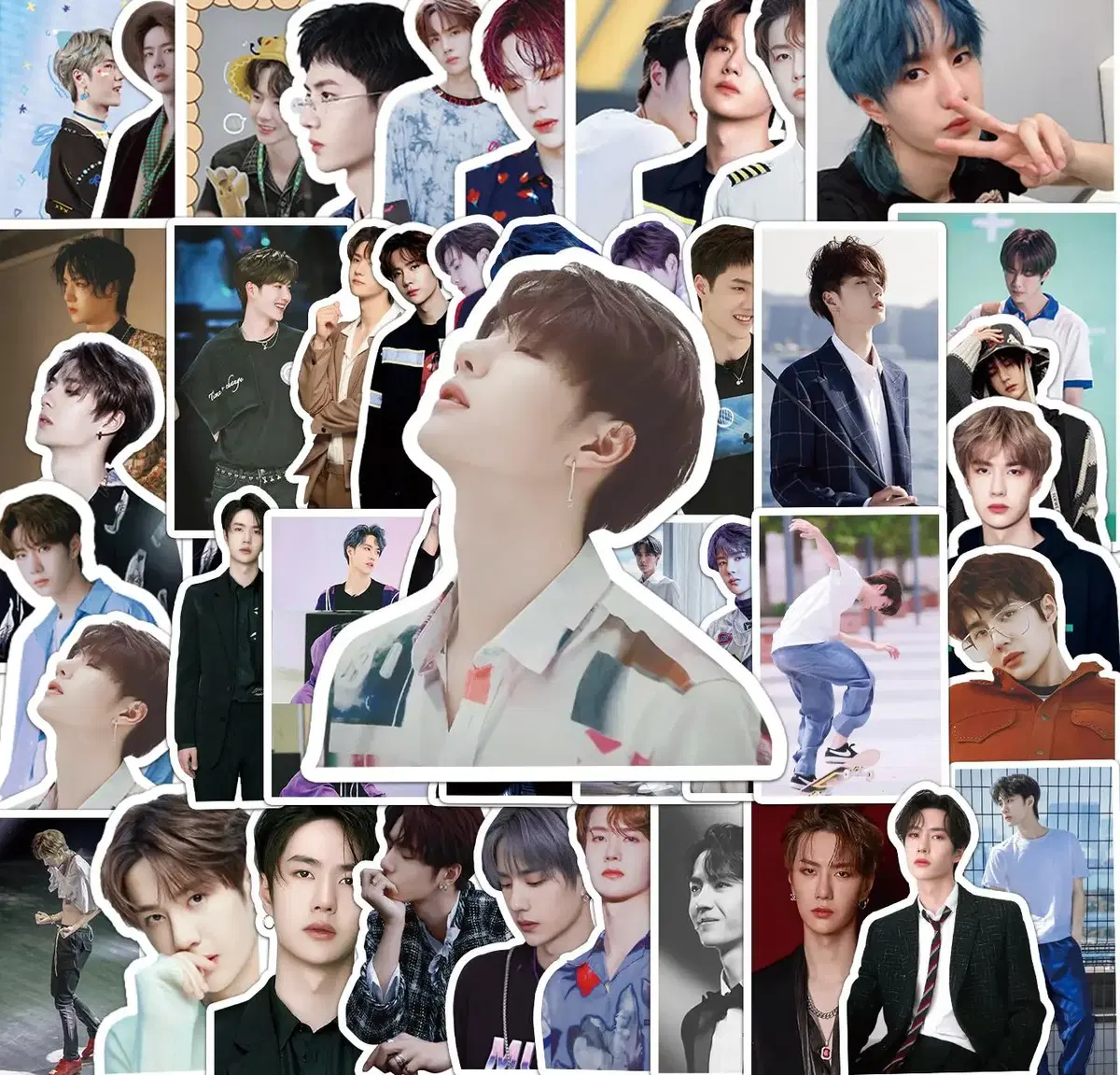 [New/Same day shipping] Wang Yibo sticker pack (50 pieces)