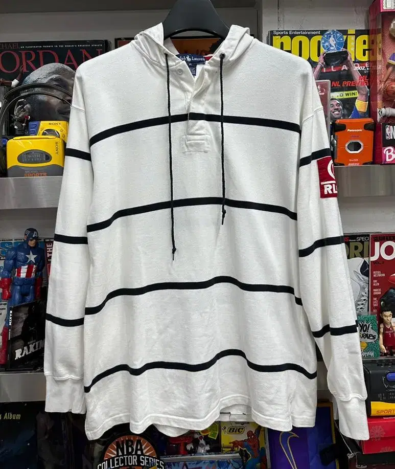 90s POLO CP RL93 RUGBY HOODIE OG 폴로 랄프로렌