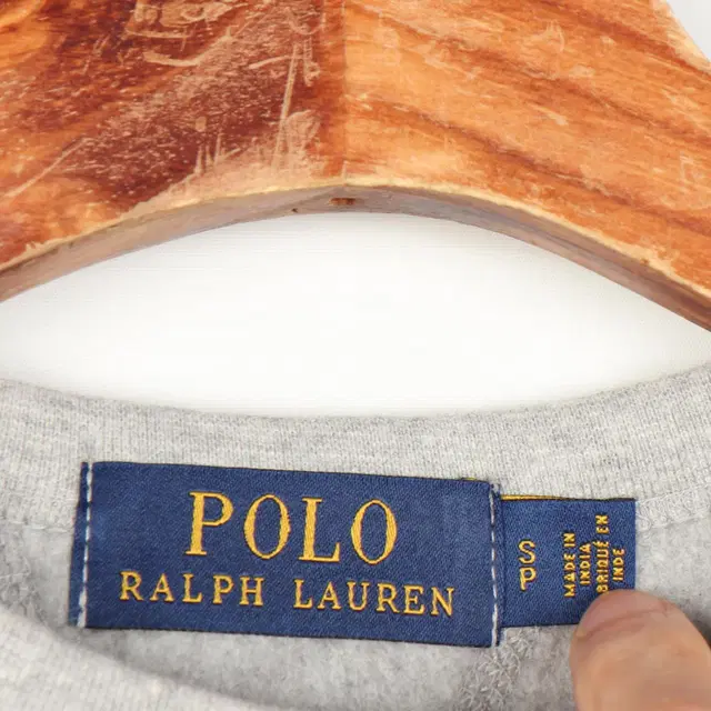 폴로 랄프로렌(POLO RALPH LAUREN) 그레이 맨투맨 S