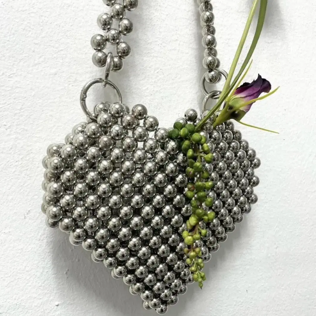 Silver Heart handbag