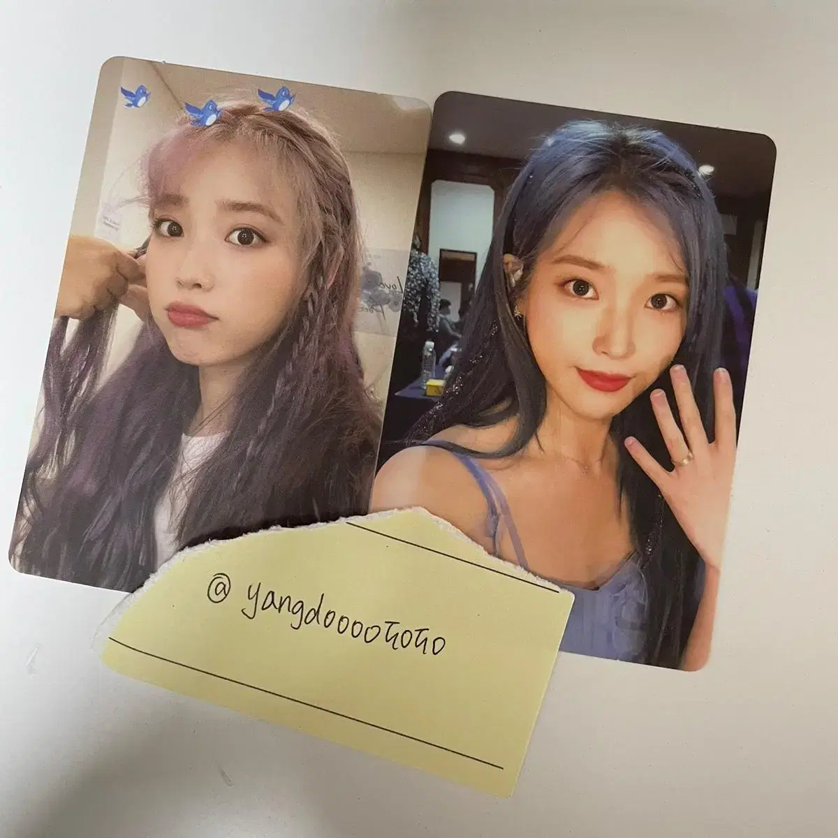 IU Love Poem blu-ray Delayed delivery photocard selfie