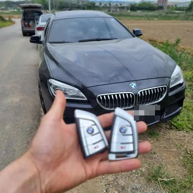 평택시 송탄출장소 BMW 닭다리키 폴딩키 자동차키 복사 제작 개조