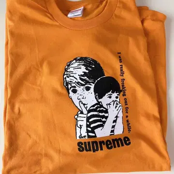 supreme freaking out t-shirt orange | 브랜드 중고거래 플랫폼, 번개장터