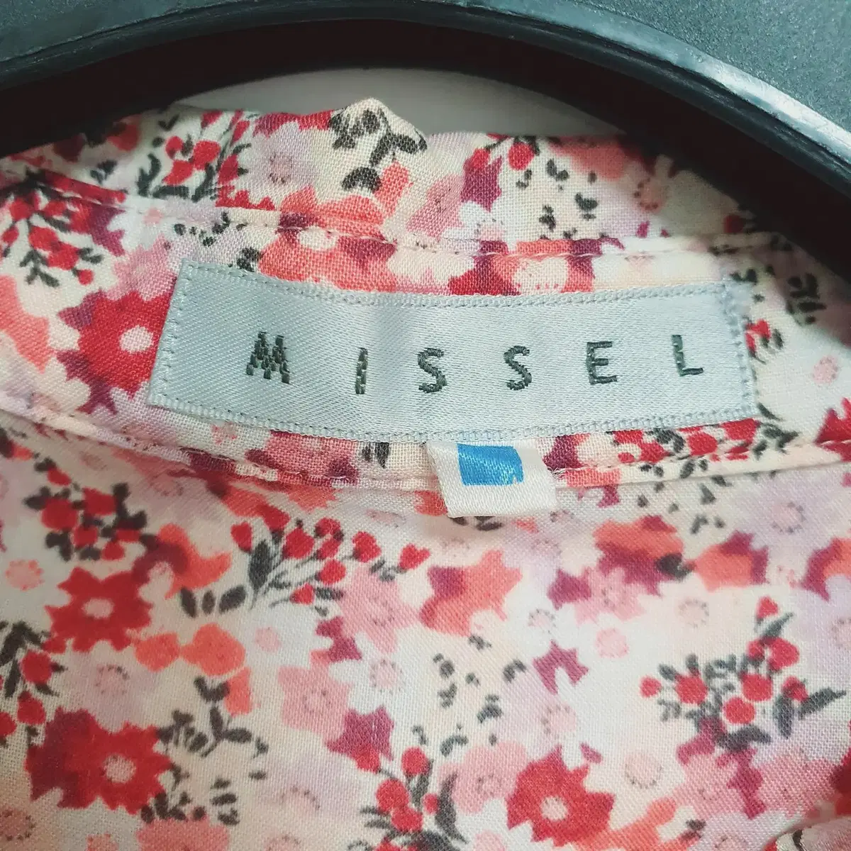 MISSEL (일본빈티지) 꽃무늬 블라우스 L