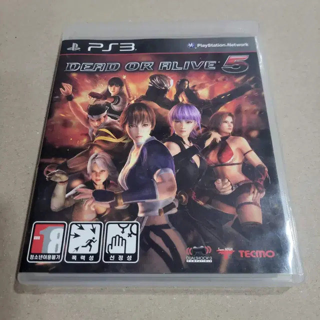 [중고] PS3 데드오어얼라이브5, 일어, DOA, 대전, 격투, 게임