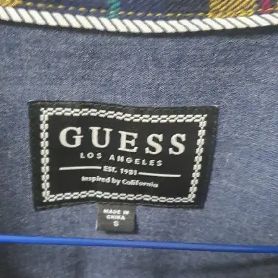 게스 guess 여성 체크 셔츠