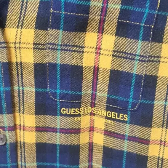 게스 guess 여성 체크 셔츠