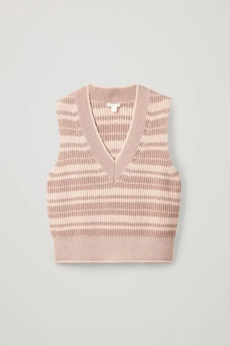 COS Stripe V-neck Knit Vest