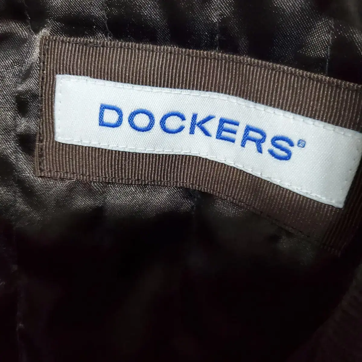 인하 정품 DOCKERS 다커스 스웨이드 퀼팅 자켓