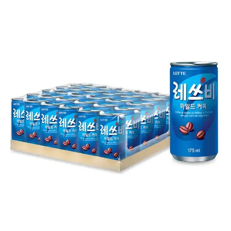 레쓰비 마일드 캔커피 175ml x 60개