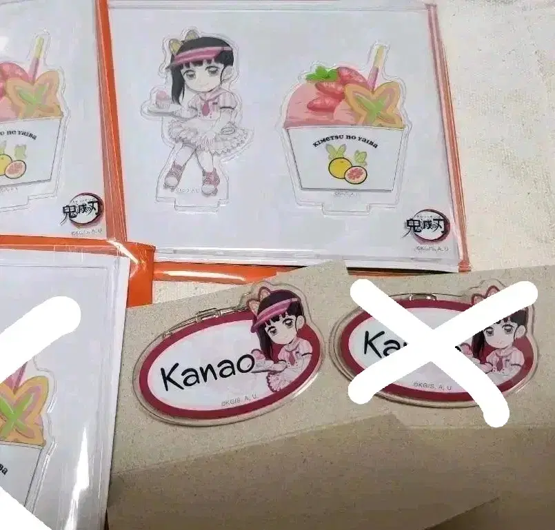 Demon Slayer Kanao Ice Cream Cafe acrylic Name tag Name Badge Acrylic Stand