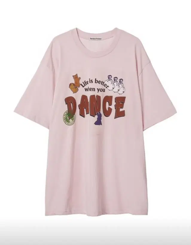 오픈와이와이 더오픈프로덕트 티셔츠 DANCE CARTOON T-SHIRT