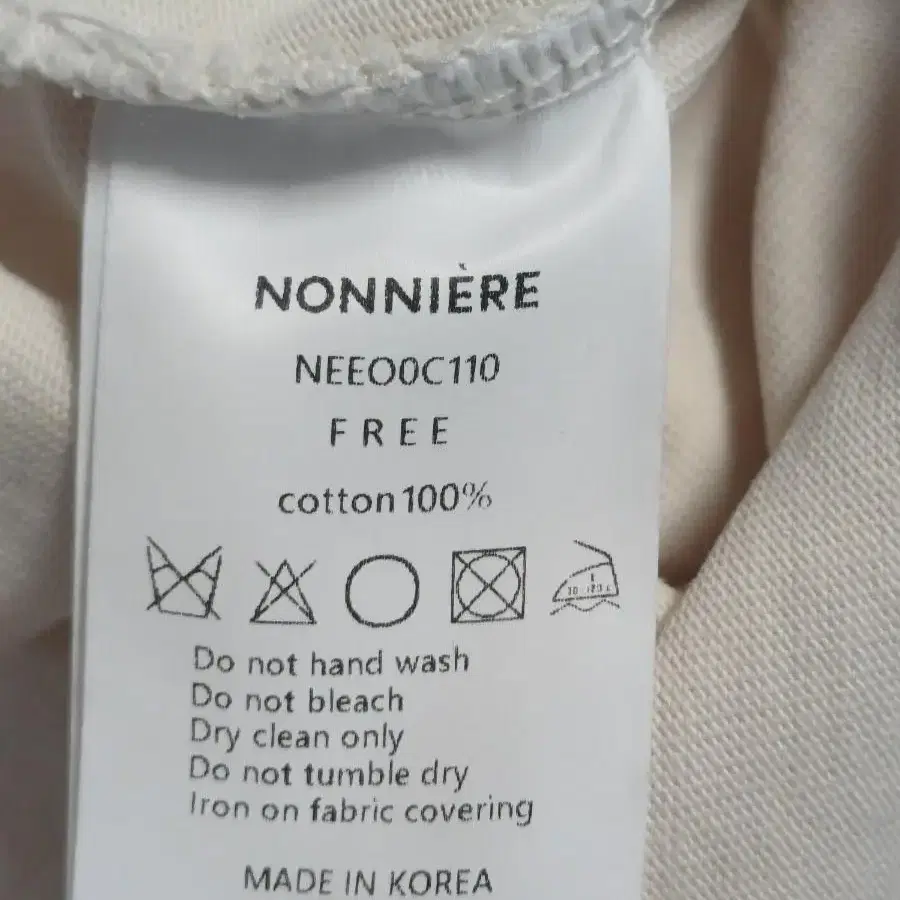 노니에르 NONNIERE 긴팔티 F size