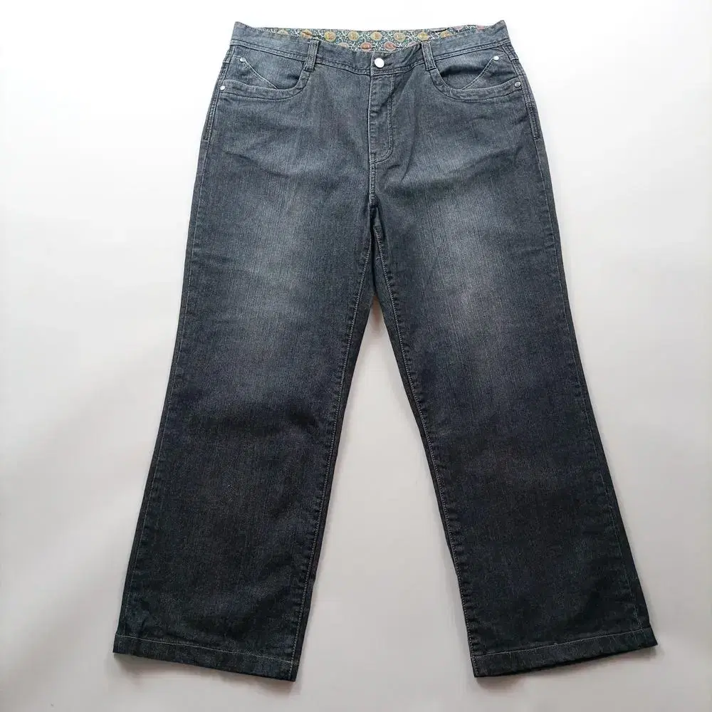 Vintage jeans size37 straight wash vintage men's men's denim pants X5764