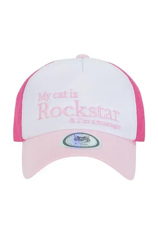 조거쉬 모자 메쉬캡 트러커캡 Rockstar cat Mesh cap (B